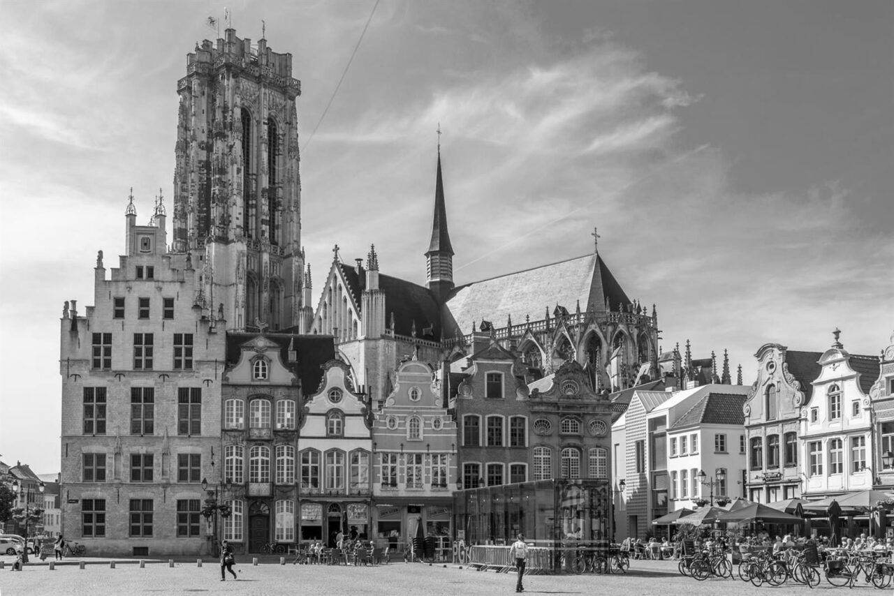 Mechelen zwart wit